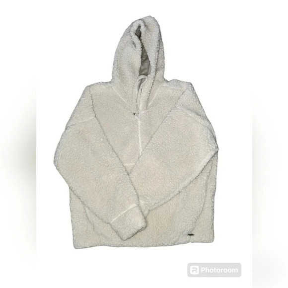 Prana Permafrost Half Zip Soft Cozy Fleece Fluffy Pullover Hoodie Sweater, XL - Picture 1 of 7